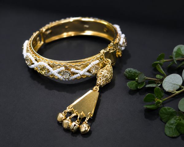 Elegant Designer Silver-Tone Bracelet