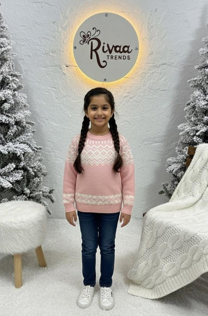 Cozy Kids Winter Pullover – Multi color & Design