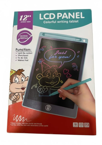 LCD Writing Tablet, 12 Inch & 8.5 Inch Digital Drawing Board, Colorful Electronic Graphics Tablet with Stylus, Lock Function, Memo Pad for Kids and Adults