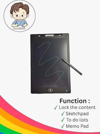 LCD Writing Tablet, 12 Inch & 8.5 Inch Digital Drawing Board, Colorful Electronic Graphics Tablet with Stylus, Lock Function, Memo Pad for Kids and Adults