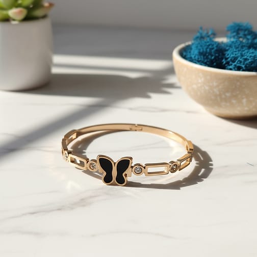 Anti-Tarnish Gold Plated Bracelets & Kadas l Rivaa trends