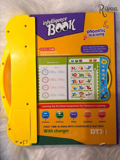 Intelligence Sound Book Learning Cards for Children English Letters & Words Learning Book,Fun Educational Toys.