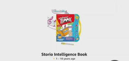 Intelligence Sound Book Learning Cards for Children, English Letters & Words Learning Book,Fun Educational Toys. Activities with Numbers, Shapes Learning Book for Toddlers for Language Skills