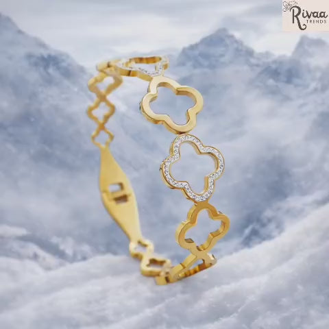 Anti-Tarnish Gold Plated Bracelets & Kadas l Rivaa trends
